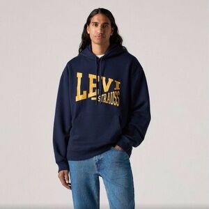 Levi's -  Men's Logo Hooded Relaxed Fit Sweatshirt